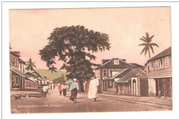 West Africa SIERRA LEONE Westmoreland Street Freetown Coloured Postcard By Pickering & Berthoud - Sierra Leona