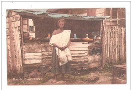 West Africa SIERRA LEONE Native Shopkeeer Shop Coloured Postcard By Pickering & Berthoud - Sierra Leone