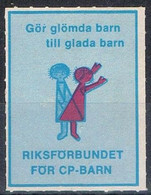 Viñeta Label  DANMARK (Dinamarca) , Asociaion Nacional Niños, Beneficencia * - Abarten Und Kuriositäten