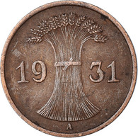 Monnaie, Allemagne, Reichspfennig, 1931 - 1 Rentenpfennig & 1 Reichspfennig