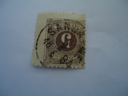 SWEDEN  USED   STAMPS  DUE   5  LOSEN   WITH  POSTMARK 1884 - Altri & Non Classificati