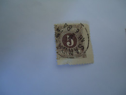 SWEDEN  USED   STAMPS  DUE   5  LOSEN   WITH  POSTMARK 1884 - Otros & Sin Clasificación