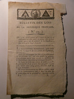 BULLETIN DES LOIS De 1794 - UTILISATION DE LA LANGUE FRANCAISE FRANCAIS - DELITS DES FONCTIONNAIRES - Decrees & Laws