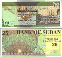 Sudan Pick-Nr: 53b Bankfrisch 1992 25 Dinars - Soudan
