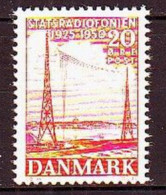 1950. Denmark. 25th Ann.of State Broadcast. MNH. Mi. Nr. 321. - Ungebraucht