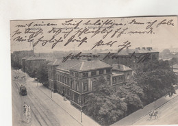 B4966) HANNOVER - VAHRENWALDERSTRASSE - K. Militair Reit Institut - PFERDE U. Alte Straßenbahn SELTENE AK ! 1913 - Hannover