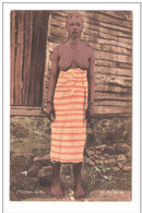 West Africa SIERRA LEONE FEMME MENDI GIRL SEMI NUDE Ethic Glamour GLAMOR Coloured Postcard By Pickering & Berthoud - Sierra Leona