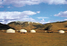 1 AK Mongolei * A Hangai Village In Late Autumn * - Mongolia