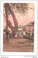 SIERRA LEONE A FREETOWN STREET PEOPLE SELL WARES IN ROAD Coloured Postcard Unused By Pickering & Berthoud - Sierra Leona