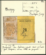 Chemin De Fer - TR12 Sur "petit Paquet" Obl Télégraphique "Tavigny" - Used
