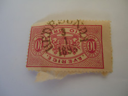 SWEDEN  USED    STAMPS OFFICIAL  1874 WITH  POSTMARK - Sonstige & Ohne Zuordnung