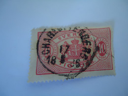 SWEDEN  USED    STAMPS OFFICIAL  1874 WITH  POSTMARK - Altri & Non Classificati