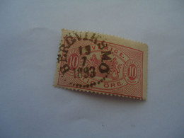 SWEDEN  USED    STAMPS OFFICIAL  1874 WITH  POSTMARK - Andere & Zonder Classificatie