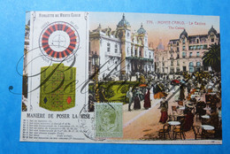 Monte Carlo Monaco. Roulette Casino N° 776 -1926- Bonkowski E Riviera Palace Aan  Van Echelpoel Mechelen - Monte-Carlo