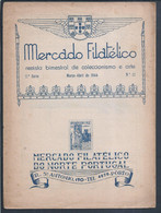 Revista Do Mercado Filatélico Do Porto Nº. 12 Março/Abril De 1944. 20 Páginas. Magazine Of Philatelic Market Of Porto - Book Of The Year