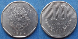 COSTA RICA - 10 Colones 1985 KM# 215.2 Monetary Reform (1920) - Edelweiss Coins - Costa Rica