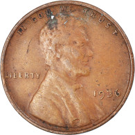 Monnaie, États-Unis, Cent, 1936 - 1913-1938: Buffalo