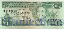 ETHIOPIA 1 BIRR 1991 PICK 41b UNC - Etiopía