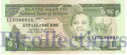 ETHIOPIA 1 BIRR 1991 PICK 41b AU+ - Etiopía