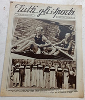 1936  N. 30 - Tutti Gli Sports - Rivista, Napoli 26 Luglio//2 Agosto 1936  - Vedi Descrizione Articoli E Foto - Old Books