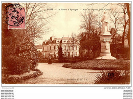 CPA (Réf. P546) SENS (Yonne 89) La Caisse D'Épargne Vue Du Square Jean Cousin (collection P.R.-S) - Banques