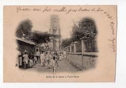 DAHOMEY - BENIN - Sortie De La Messe à PORTO NOVO - Dahomey