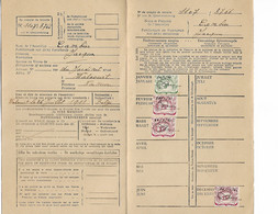 Carte D'assuré Obligatoire TIMBRE RETRAITE 1940-1941 De Cambier Jacques Pas Courant - Documents