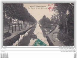 Cpa  Réf-JP-T536 (  Dép-93 à AULNAY-sous-BOIS )      Le Canal à Vol D' Oiseau  Avec Les Péniches - Aulnay Sous Bois