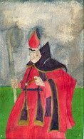 " PRINCE RELIGIEUX " - 1991 - PEINTRE; JEFTEREX - ACRYLIQUE & Divers Technique (30 X 18 Cm) - SUR CANSON - Acrilici