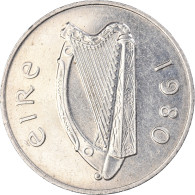 Monnaie, Irlande, 10 Pence, 1980 - Ireland