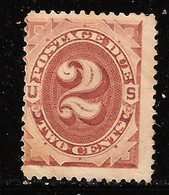 UNITED STATES 1884 POSTAGE DUE J16 MH CV US$90. - Postage Due