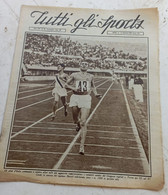 1936  N. 36 - Tutti Gli Sports - Rivista, Napoli  6 / 13 Settembre 1936  - Vedi Descrizione Articoli E Foto - Old Books