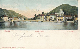 SUISSE - ITALIE - PONTE TRESA (1904) - Ponte Tresa