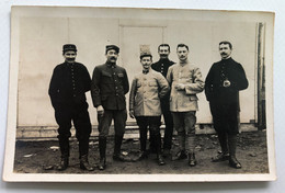 Carte Photo Prisonniers De Guerre WW1 Moïse Sevet  Camp Pour Officiers De Wiesa Bei Annaberg  Bouzillé - 1914-18