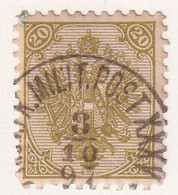 MiNr. - 8II Österreich Bosnien Und Herzegowina 1879 1. Juli/1898. Freimarken: Doppeladler Vollstempel MILITÄRPOST - Gebraucht