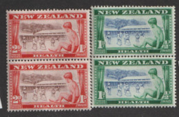 New Zealand  1946   SG  696-7  Health Stamps  Unmounted Mint  Pairs - Unused Stamps