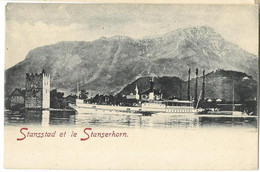 STANSSTAD Mit Dampfschiff ~1900 - Stans