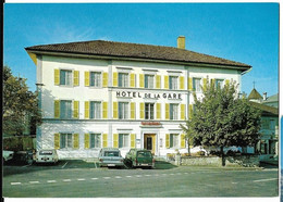 SAIGNELÉGIER: Hotel De La Gare, Oldtimer ~1965 - Saignelégier