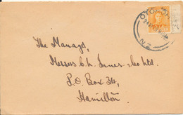 New Zealand Cover 24-5-1948 Single Franked The Cover Is Opened On 3 Sides - Briefe U. Dokumente
