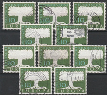 BRD 1957 O (10x) - 1957