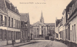 AK Quesnoy-sur-Deûle - La Rue De La Gare - Feldpost 4./R.J.R. 242 - 1915 (60860) - Lambersart