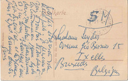 MIL POST ; B.P.S 11 / 15.7.48   PK "SM" (Petersberg) Naar IXELLES  (BPS 11 = BAD GODESBERG) - Collections & Lots