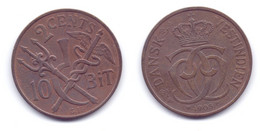 Danish West Indies 2 Cents / 10 Bit 1905 - Denmark