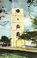 Aruba, N.A., ORANJESTAD, Fort Zoutman, Willem III Toren, Tinted RPPC Postcard - Aruba