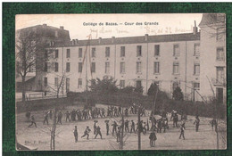 Delcampe - 33 BAZAS Collège, Cour Des Grands, Animée, Bataille, Ed Bony, 1908 NO STAMP - Bazas