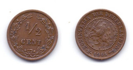 Netherlands 1/2 Cent 1901 - 0.5 Cent