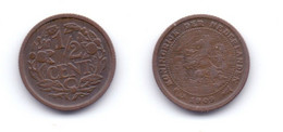 Netherlands 1/2 Cent 1909 - 0.5 Centavos