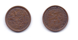 Netherlands 1/2 Cent 1917 - 0.5 Centavos