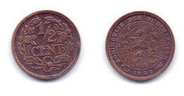 Netherlands 1/2 Cent 1922 - 0.5 Centavos