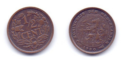 Netherlands 1/2 Cent 1930 - 0.5 Centavos